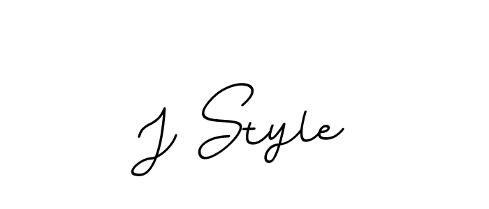 How to make J Style name signature. Use BallpointsItalic-DORy9 style for creating short signs online. This is the latest handwritten sign. J Style signature style 11 images and pictures png