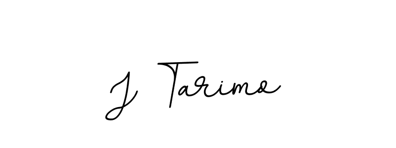 Use a signature maker to create a handwritten signature online. With this signature software, you can design (BallpointsItalic-DORy9) your own signature for name J Tarimo. J Tarimo signature style 11 images and pictures png