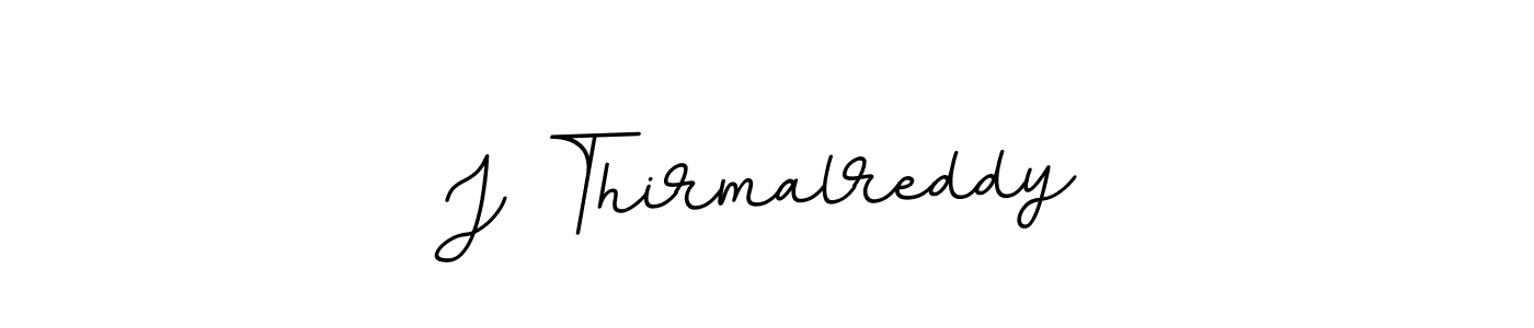 Similarly BallpointsItalic-DORy9 is the best handwritten signature design. Signature creator online .You can use it as an online autograph creator for name J Thirmalreddy. J Thirmalreddy signature style 11 images and pictures png