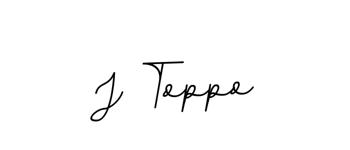 Also we have J Toppo name is the best signature style. Create professional handwritten signature collection using BallpointsItalic-DORy9 autograph style. J Toppo signature style 11 images and pictures png