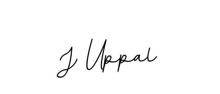 This is the best signature style for the J Uppal name. Also you like these signature font (BallpointsItalic-DORy9). Mix name signature. J Uppal signature style 11 images and pictures png