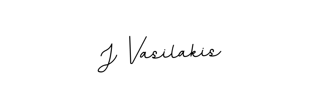 if you are searching for the best signature style for your name J Vasilakis. so please give up your signature search. here we have designed multiple signature styles  using BallpointsItalic-DORy9. J Vasilakis signature style 11 images and pictures png