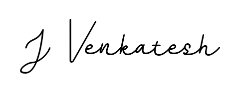 Express your personality with a custom J Venkatesh signature crafted with BallpointsItalic-DORy9 typography. Free transparent PNG download available. J Venkatesh signature style 11 images and pictures png