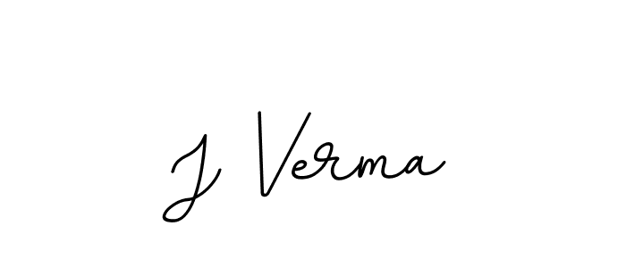 Make a beautiful signature design for name J Verma. With this signature (BallpointsItalic-DORy9) style, you can create a handwritten signature for free. J Verma signature style 11 images and pictures png