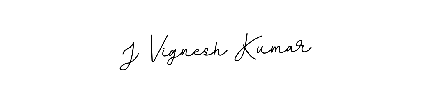 You should practise on your own different ways (BallpointsItalic-DORy9) to write your name (J Vignesh Kumar) in signature. don't let someone else do it for you. J Vignesh Kumar signature style 11 images and pictures png