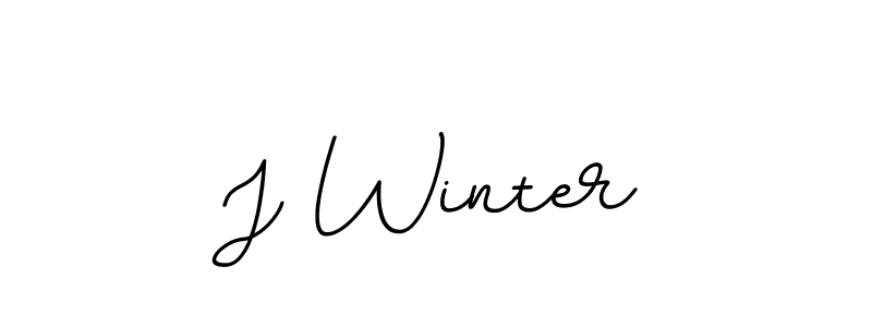 This is the best signature style for the J Winter name. Also you like these signature font (BallpointsItalic-DORy9). Mix name signature. J Winter signature style 11 images and pictures png