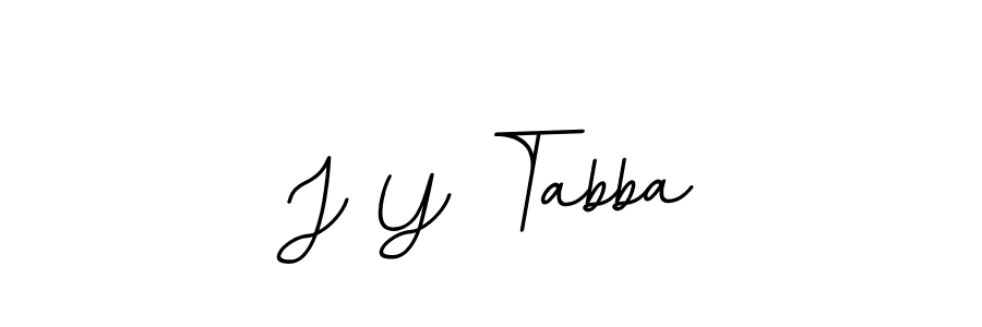 if you are searching for the best signature style for your name J Y Tabba. so please give up your signature search. here we have designed multiple signature styles  using BallpointsItalic-DORy9. J Y Tabba signature style 11 images and pictures png