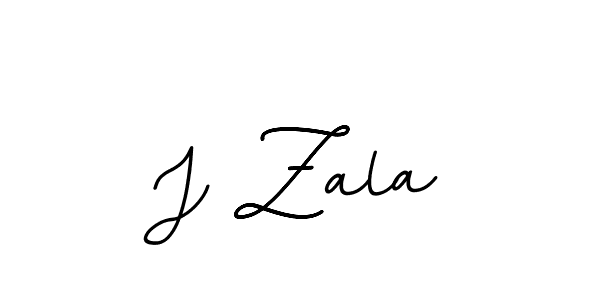 How to make J Zala signature? BallpointsItalic-DORy9 is a professional autograph style. Create handwritten signature for J Zala name. J Zala signature style 11 images and pictures png