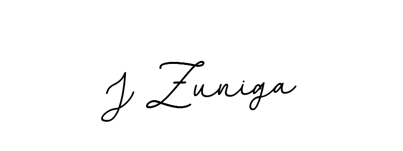 Create a beautiful signature design for name J Zuniga. With this signature (BallpointsItalic-DORy9) fonts, you can make a handwritten signature for free. J Zuniga signature style 11 images and pictures png