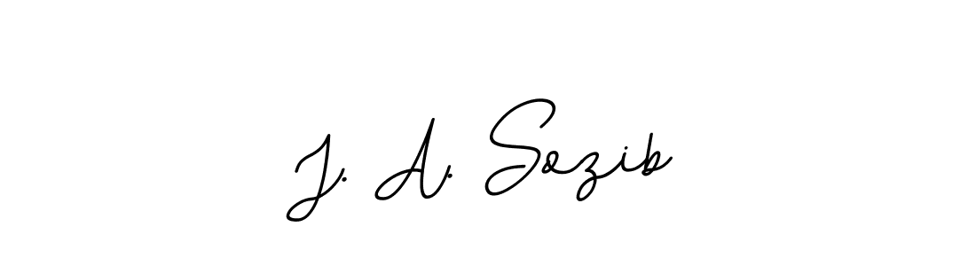 How to Draw J. A. Sozib signature style? BallpointsItalic-DORy9 is a latest design signature styles for name J. A. Sozib. J. A. Sozib signature style 11 images and pictures png