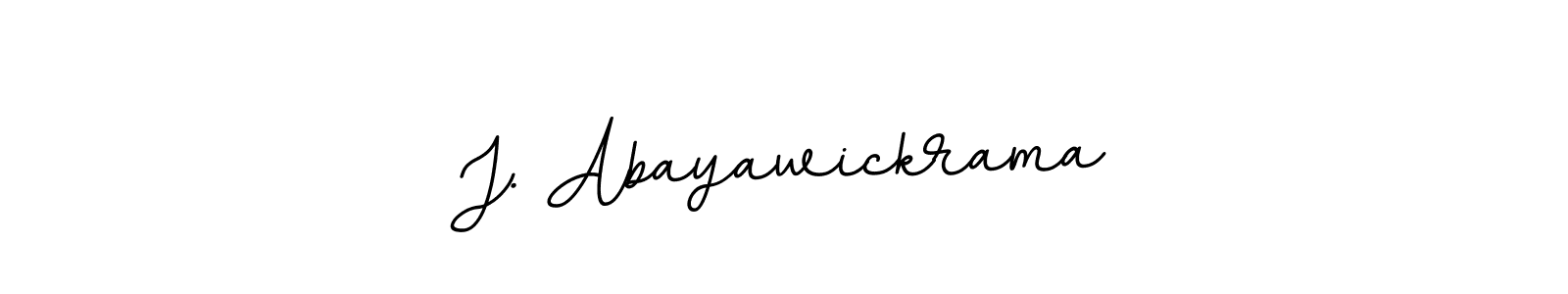 How to make J. Abayawickrama signature? BallpointsItalic-DORy9 is a professional autograph style. Create handwritten signature for J. Abayawickrama name. J. Abayawickrama signature style 11 images and pictures png