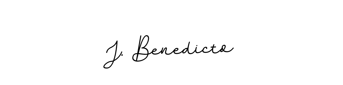 This is the best signature style for the J. Benedicto name. Also you like these signature font (BallpointsItalic-DORy9). Mix name signature. J. Benedicto signature style 11 images and pictures png