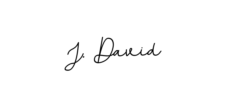 Make a beautiful signature design for name J. David. With this signature (BallpointsItalic-DORy9) style, you can create a handwritten signature for free. J. David signature style 11 images and pictures png