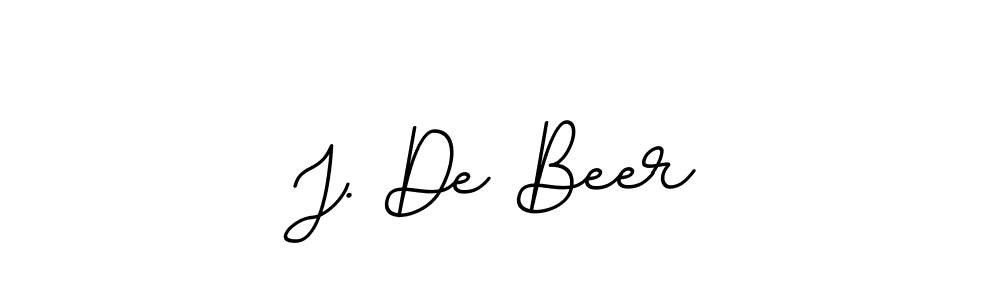 Also we have J. De Beer name is the best signature style. Create professional handwritten signature collection using BallpointsItalic-DORy9 autograph style. J. De Beer signature style 11 images and pictures png