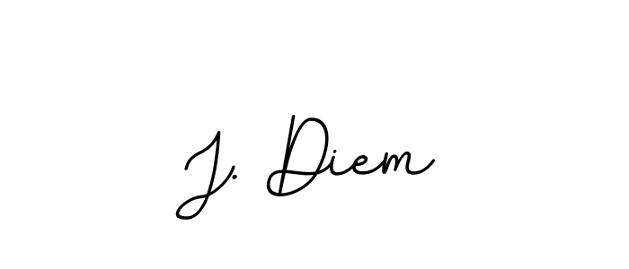 Create a beautiful signature design for name J. Diem. With this signature (BallpointsItalic-DORy9) fonts, you can make a handwritten signature for free. J. Diem signature style 11 images and pictures png