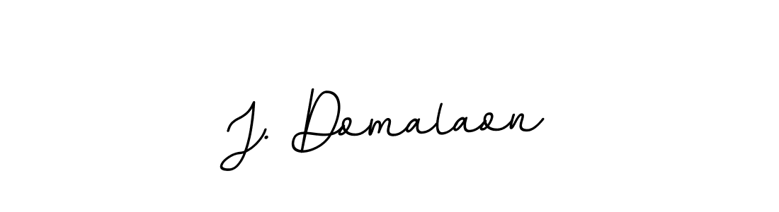 How to make J. Domalaon signature? BallpointsItalic-DORy9 is a professional autograph style. Create handwritten signature for J. Domalaon name. J. Domalaon signature style 11 images and pictures png
