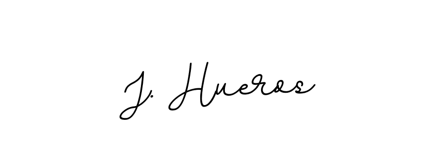 Design your own signature with our free online signature maker. With this signature software, you can create a handwritten (BallpointsItalic-DORy9) signature for name J. Hueros. J. Hueros signature style 11 images and pictures png