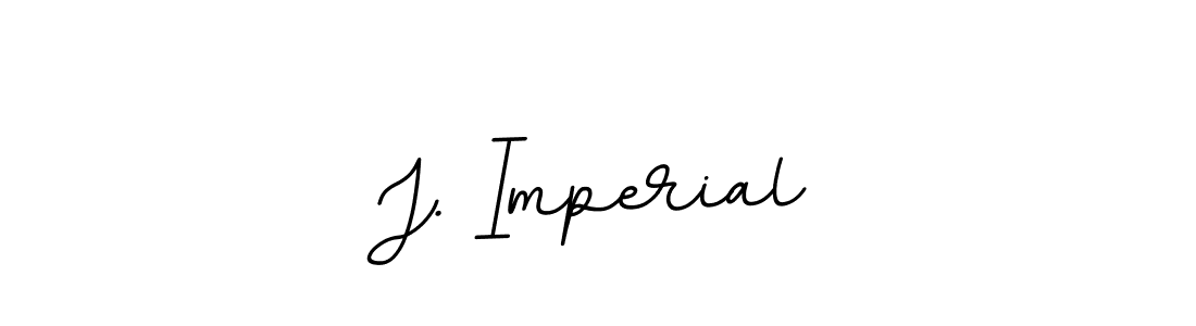 How to make J. Imperial name signature. Use BallpointsItalic-DORy9 style for creating short signs online. This is the latest handwritten sign. J. Imperial signature style 11 images and pictures png