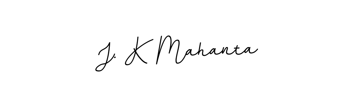 You should practise on your own different ways (BallpointsItalic-DORy9) to write your name (J. K Mahanta) in signature. don't let someone else do it for you. J. K Mahanta signature style 11 images and pictures png