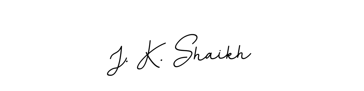 This is the best signature style for the J. K. Shaikh name. Also you like these signature font (BallpointsItalic-DORy9). Mix name signature. J. K. Shaikh signature style 11 images and pictures png