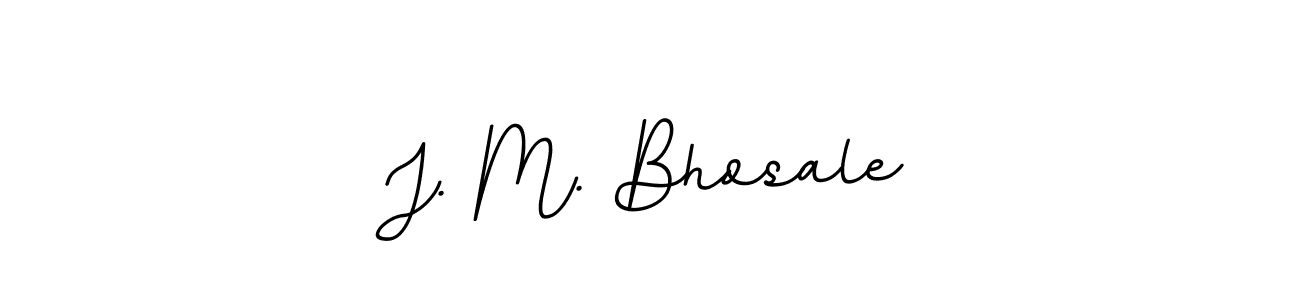 Make a beautiful signature design for name J. M. Bhosale. Use this online signature maker to create a handwritten signature for free. J. M. Bhosale signature style 11 images and pictures png