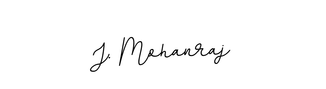 Design your own signature with our free online signature maker. With this signature software, you can create a handwritten (BallpointsItalic-DORy9) signature for name J. Mohanraj. J. Mohanraj signature style 11 images and pictures png