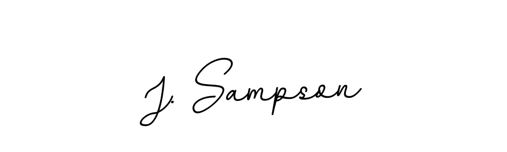J. Sampson stylish signature style. Best Handwritten Sign (BallpointsItalic-DORy9) for my name. Handwritten Signature Collection Ideas for my name J. Sampson. J. Sampson signature style 11 images and pictures png
