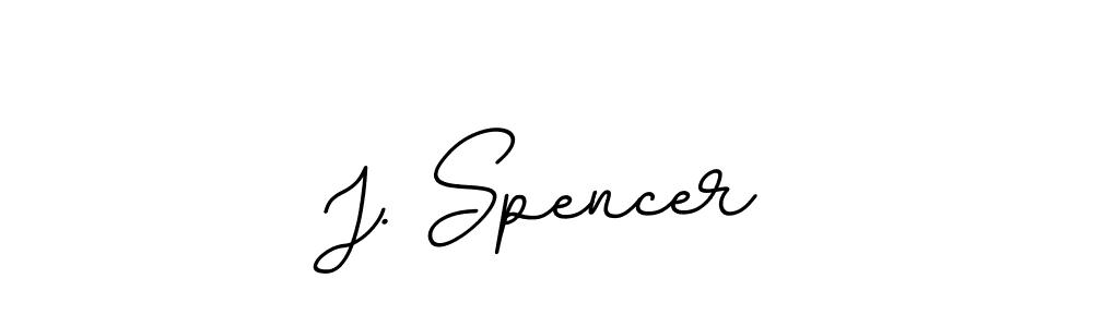 Create a beautiful signature design for name J. Spencer. With this signature (BallpointsItalic-DORy9) fonts, you can make a handwritten signature for free. J. Spencer signature style 11 images and pictures png