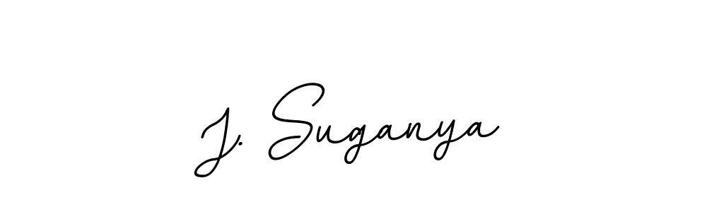 Create a beautiful signature design for name J. Suganya. With this signature (BallpointsItalic-DORy9) fonts, you can make a handwritten signature for free. J. Suganya signature style 11 images and pictures png