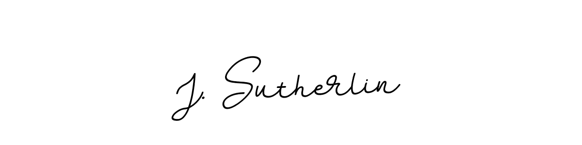 This is the best signature style for the J. Sutherlin name. Also you like these signature font (BallpointsItalic-DORy9). Mix name signature. J. Sutherlin signature style 11 images and pictures png