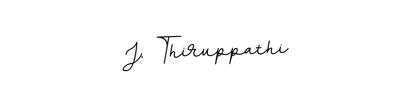 This is the best signature style for the J. Thiruppathi name. Also you like these signature font (BallpointsItalic-DORy9). Mix name signature. J. Thiruppathi signature style 11 images and pictures png