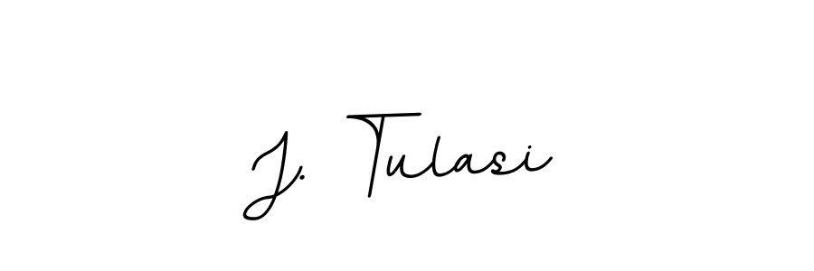 Also we have J. Tulasi name is the best signature style. Create professional handwritten signature collection using BallpointsItalic-DORy9 autograph style. J. Tulasi signature style 11 images and pictures png