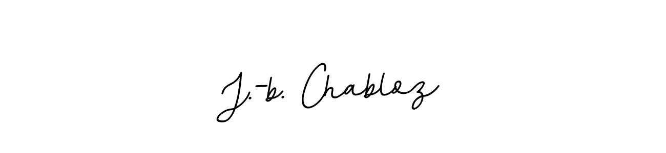 It looks lik you need a new signature style for name J.-b. Chabloz. Design unique handwritten (BallpointsItalic-DORy9) signature with our free signature maker in just a few clicks. J.-b. Chabloz signature style 11 images and pictures png