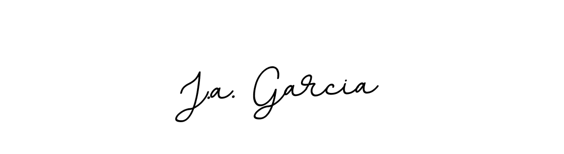 Make a beautiful signature design for name J.a. Garcia. With this signature (BallpointsItalic-DORy9) style, you can create a handwritten signature for free. J.a. Garcia signature style 11 images and pictures png