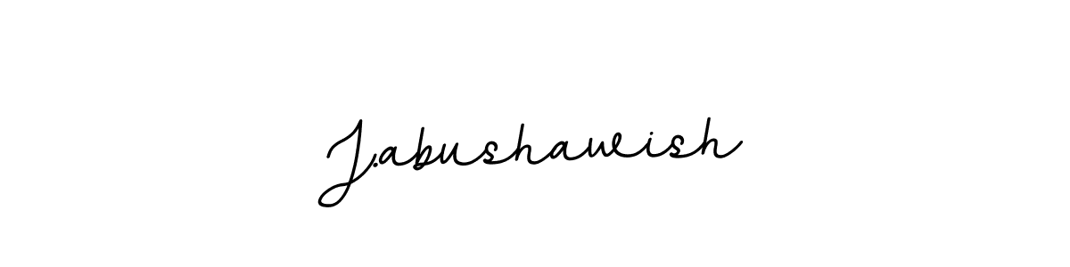 Make a beautiful signature design for name J.abushawish. With this signature (BallpointsItalic-DORy9) style, you can create a handwritten signature for free. J.abushawish signature style 11 images and pictures png