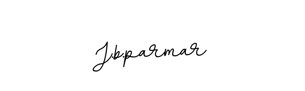 Design your own signature with our free online signature maker. With this signature software, you can create a handwritten (BallpointsItalic-DORy9) signature for name J.b.parmar. J.b.parmar signature style 11 images and pictures png