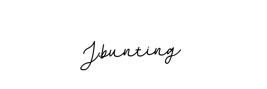 How to make J.bunting name signature. Use BallpointsItalic-DORy9 style for creating short signs online. This is the latest handwritten sign. J.bunting signature style 11 images and pictures png