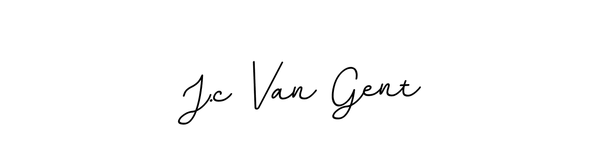 You should practise on your own different ways (BallpointsItalic-DORy9) to write your name (J.c Van Gent) in signature. don't let someone else do it for you. J.c Van Gent signature style 11 images and pictures png