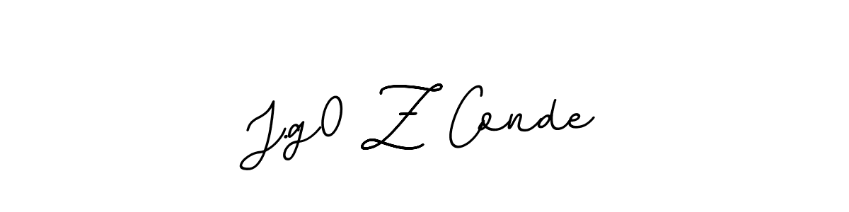 Use a signature maker to create a handwritten signature online. With this signature software, you can design (BallpointsItalic-DORy9) your own signature for name J.g0 Z Conde. J.g0 Z Conde signature style 11 images and pictures png