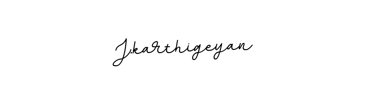How to make J.karthigeyan signature? BallpointsItalic-DORy9 is a professional autograph style. Create handwritten signature for J.karthigeyan name. J.karthigeyan signature style 11 images and pictures png