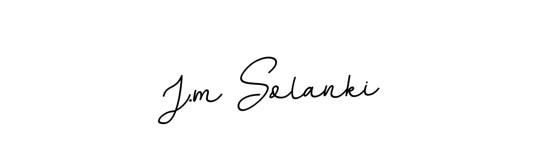 Make a beautiful signature design for name J.m Solanki. With this signature (BallpointsItalic-DORy9) style, you can create a handwritten signature for free. J.m Solanki signature style 11 images and pictures png