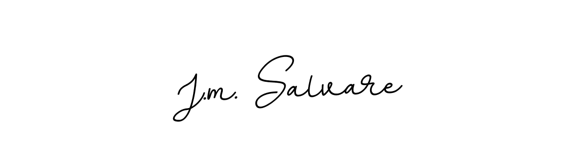 How to Draw J.m. Salvare signature style? BallpointsItalic-DORy9 is a latest design signature styles for name J.m. Salvare. J.m. Salvare signature style 11 images and pictures png
