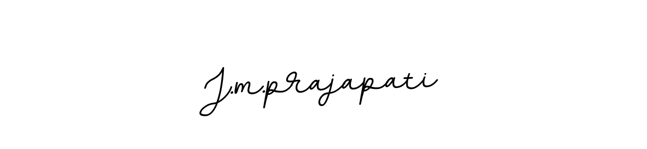 Make a beautiful signature design for name J.m.prajapati. With this signature (BallpointsItalic-DORy9) style, you can create a handwritten signature for free. J.m.prajapati signature style 11 images and pictures png