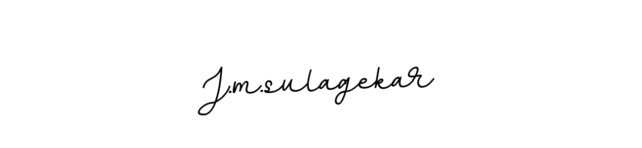 This is the best signature style for the J.m.sulagekar name. Also you like these signature font (BallpointsItalic-DORy9). Mix name signature. J.m.sulagekar signature style 11 images and pictures png