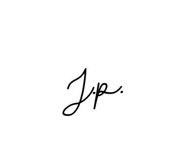 It looks lik you need a new signature style for name J.p.. Design unique handwritten (BallpointsItalic-DORy9) signature with our free signature maker in just a few clicks. J.p. signature style 11 images and pictures png