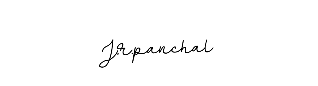 Design your own signature with our free online signature maker. With this signature software, you can create a handwritten (BallpointsItalic-DORy9) signature for name J.r.panchal. J.r.panchal signature style 11 images and pictures png