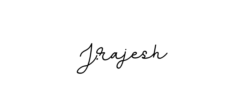 Create a beautiful signature design for name J.rajesh. With this signature (BallpointsItalic-DORy9) fonts, you can make a handwritten signature for free. J.rajesh signature style 11 images and pictures png