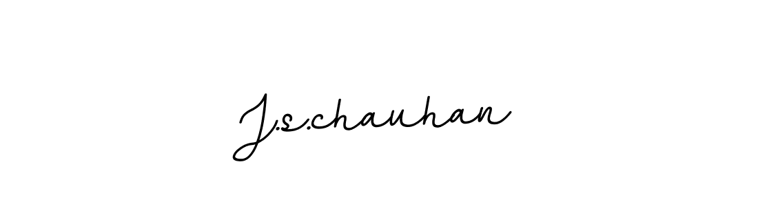 How to make J.s.chauhan name signature. Use BallpointsItalic-DORy9 style for creating short signs online. This is the latest handwritten sign. J.s.chauhan signature style 11 images and pictures png