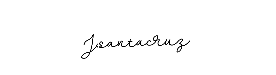 Make a beautiful signature design for name J.santacruz. With this signature (BallpointsItalic-DORy9) style, you can create a handwritten signature for free. J.santacruz signature style 11 images and pictures png
