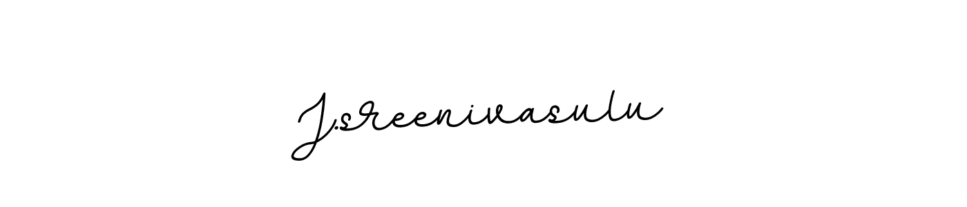 The best way (BallpointsItalic-DORy9) to make a short signature is to pick only two or three words in your name. The name J.sreenivasulu include a total of six letters. For converting this name. J.sreenivasulu signature style 11 images and pictures png